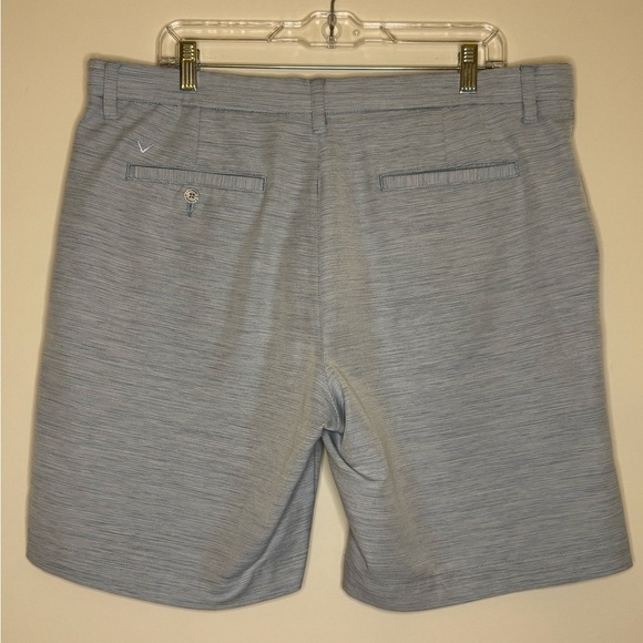 2 Pairs! Men's Callaway Opti Dri Golf Shorts in Blue & Khaki size 38, 9” - Picture 6 of 14